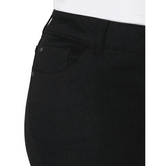 Lee Women's Plus Bootcut Jean, Size 18W, Black Wash, Mid-Rise, Stretch Denim - Picture 4 of 4